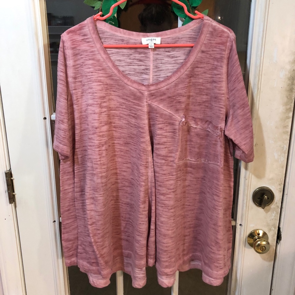 umgee t- dusty rose